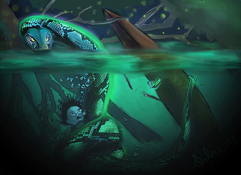 Ilustração: Boitatá