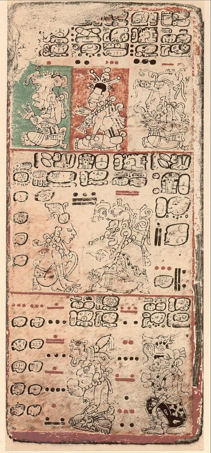 O Códice de Dresden, dos maias