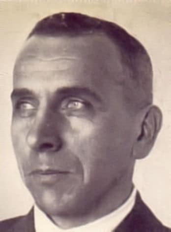 Retrato em preto e branco de Alfred Wegener