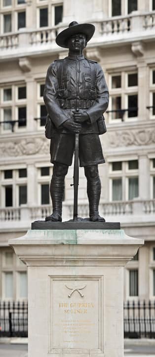 Monumento ao soldado gurkha, em Londres