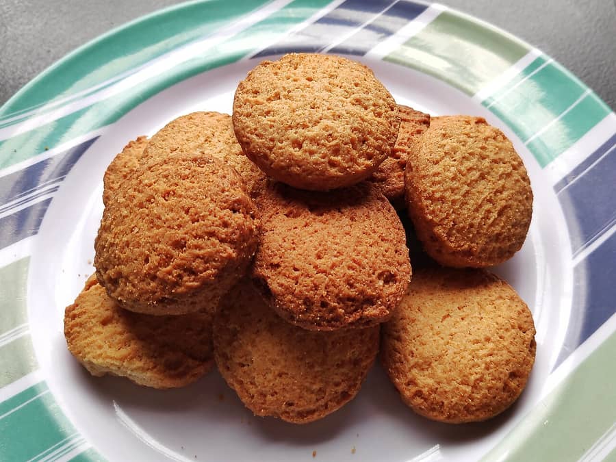 biscoitos caseiros.