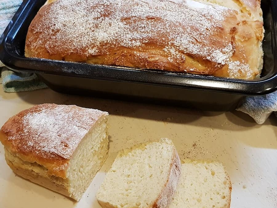 Pão caseiro de fôrma