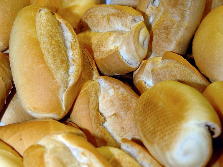Pão francês caseiro