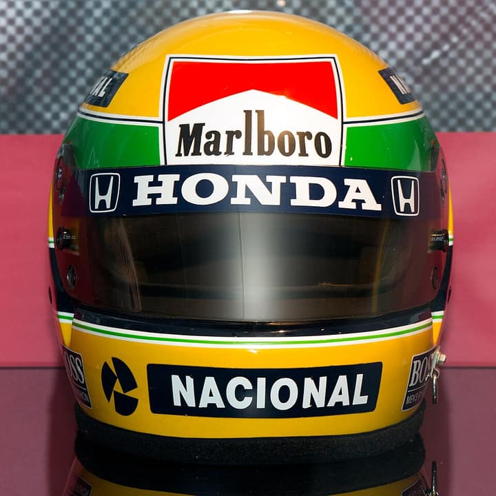 Capacete de Senna de 1988