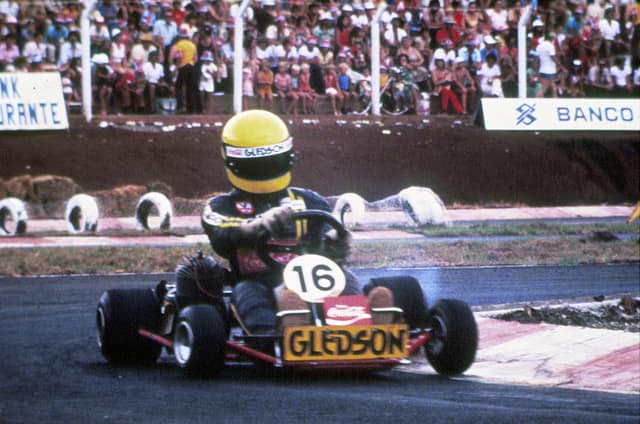 Ayrton Senna no kart